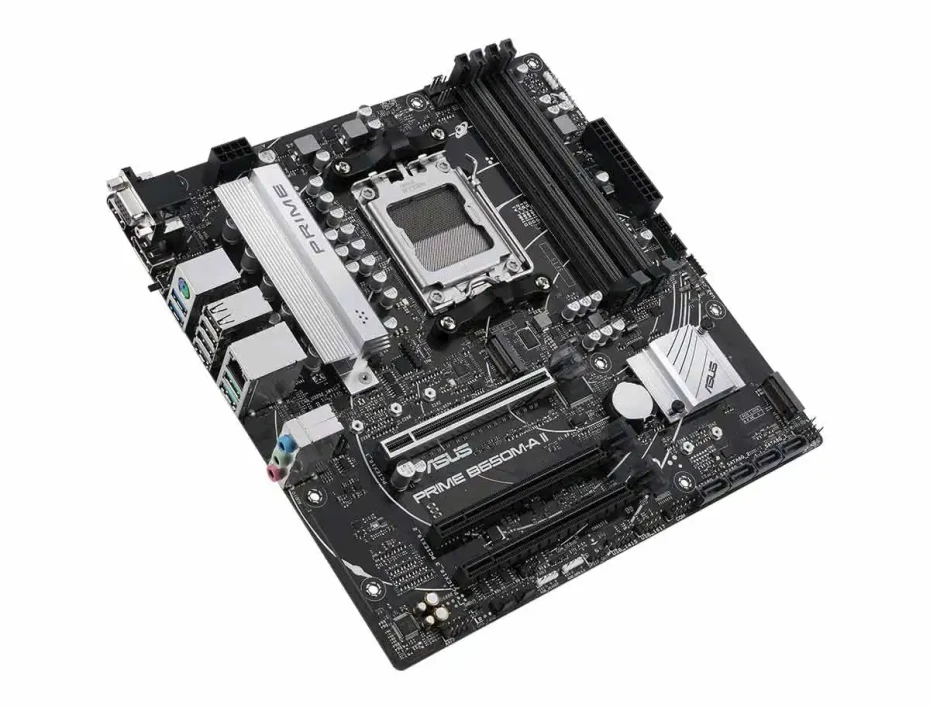 Placa Madre Asus Prime B650m-a Ii- (9080-b650m-a Ii Svl) Socket Am5, Ram Ddr5 Buss 7600oc Mhz