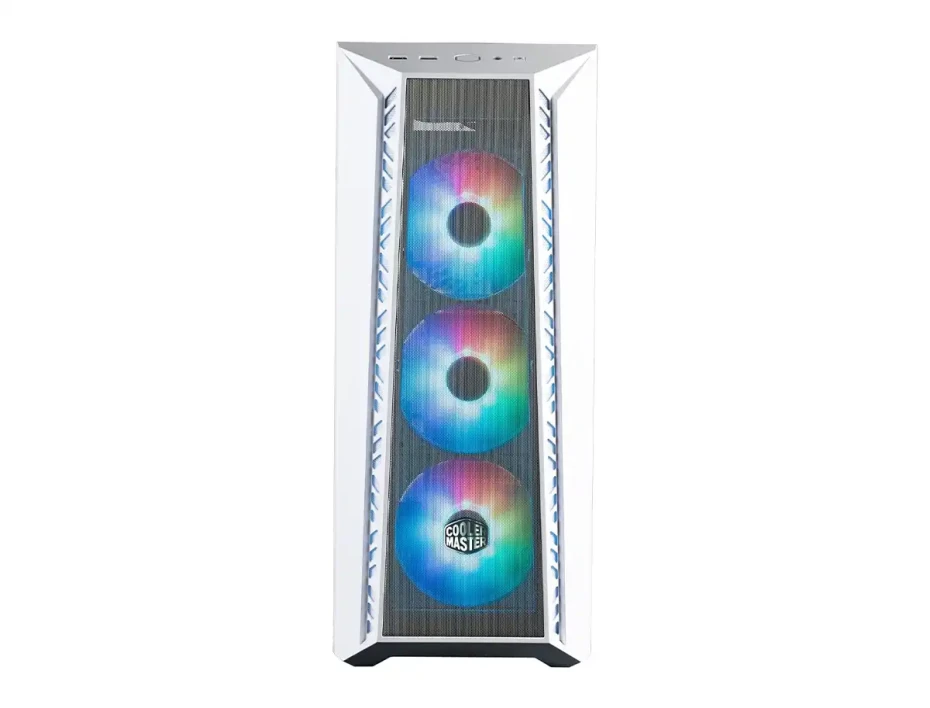 Case Cooler Master Masterbox 520 Mesh S/fuente (mb520-wgnn-s00) 3 Ventiladores, Led Argb, Blanco