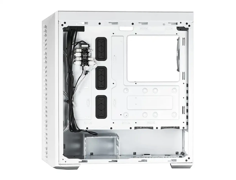 Case Cooler Master Masterbox 520 Mesh S/fuente (mb520-wgnn-s00) 3 Ventiladores, Led Argb, Blanco