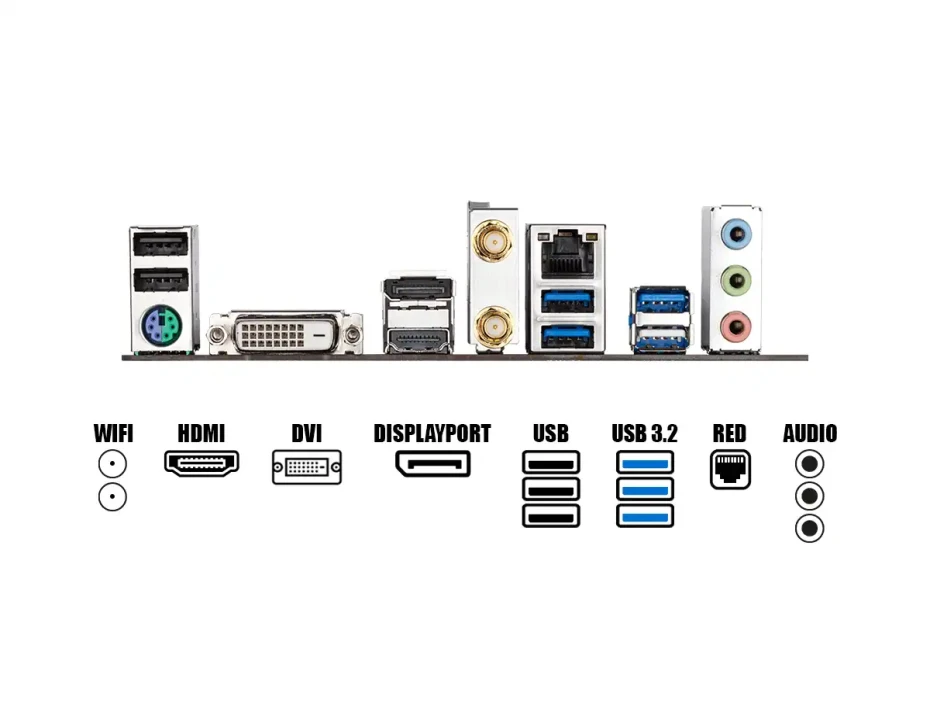 Placa Madre Gigabyte A520m Ds3h Ac (a520m Ds3h Ac) Socket Am4, Ram Ddr4 Buss 4733oc Mhz, Wifi