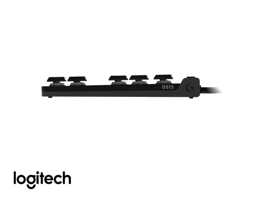 Teclado Gamer Logitech G515 Tkl (920-012868) Mecanico, Led Rgb, Negro
