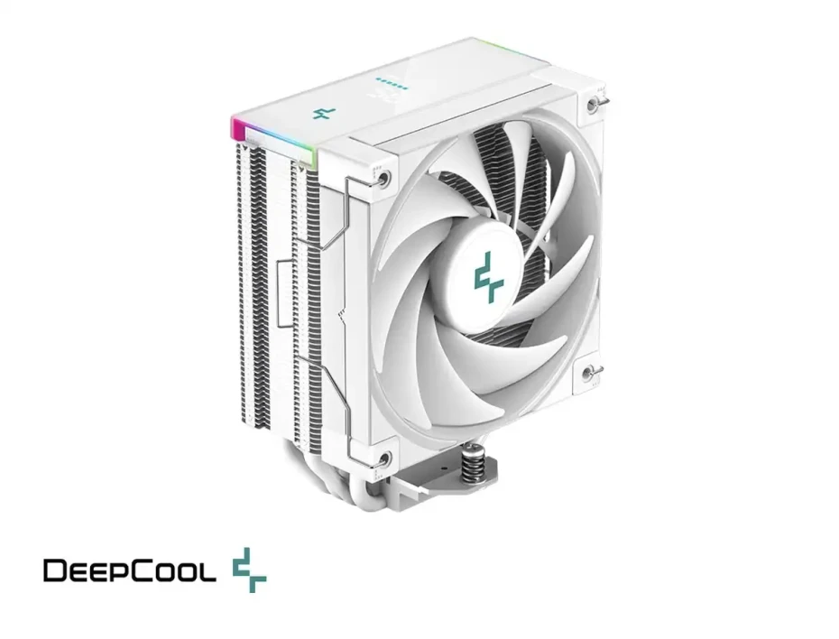 Cooler Para Procesador Deepcool Ak400 Digital Wh (r-ak400-whadmn-g) 1 Ventilador, 120mm, Led Rgb