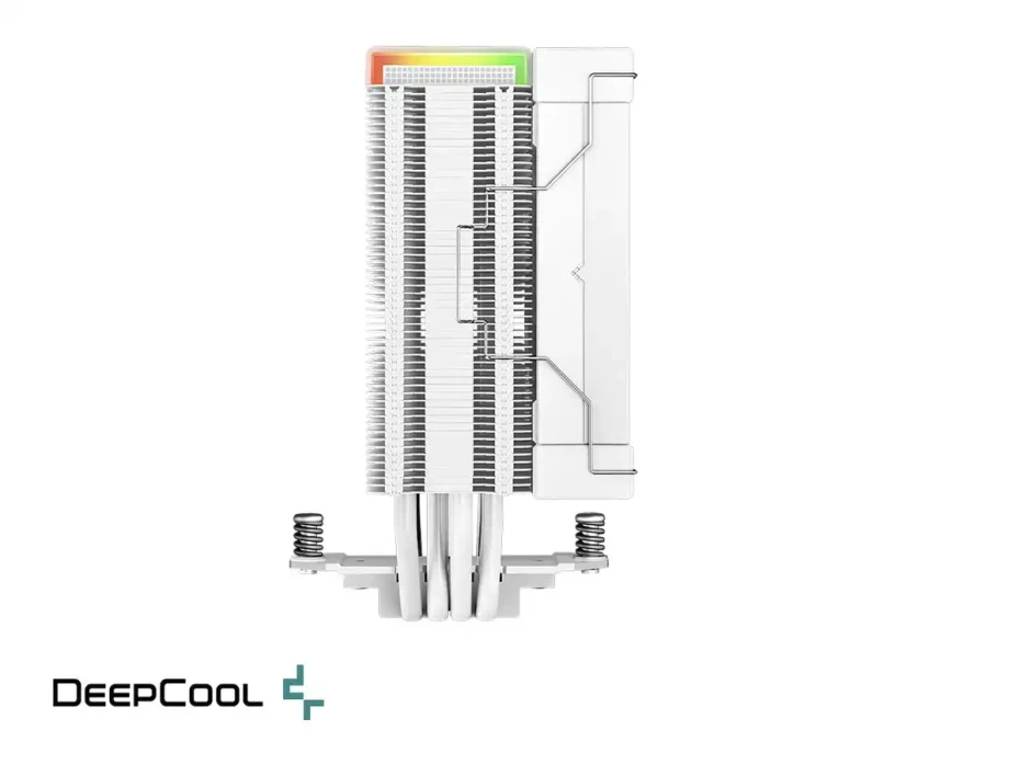 Cooler Para Procesador Deepcool Ak400 Digital Wh (r-ak400-whadmn-g) 1 Ventilador, 120mm, Led Rgb