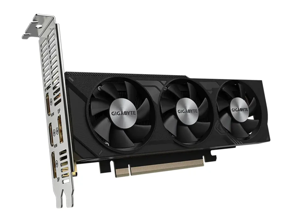 Tarjeta De Video Gigabyte Rtx 4060 Low Profile Oc 8gb Gddr6 (gv-n4060oc-8gl) Geforce Nvidia 128 Bits, 3 Ventiladores