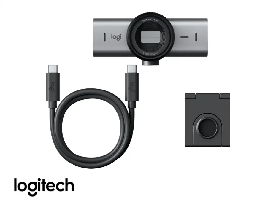 Camara Web Logitech Mx Brio Pro 700 Ultra Hd 4k, Microfono Incorporado, Resolucion 3840 X 2160 Pixel, Usb -c, Color Negro (960-001548)