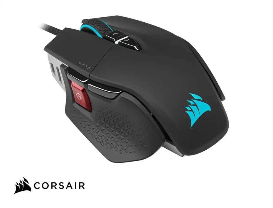Mouse Corsair M65 Rgb Gaming (ch-9309411-na2) Hasta 26.000 Dpi, 8 Botones Programables, Rgb, Negro