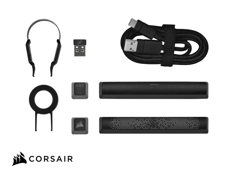 Teclado Gamer Inalambrico Corsair  K70 Rgb Pro Mini (ch-910951a-na) Mecanico, Bt 4.2 Y Multi Plataforma Color Negro