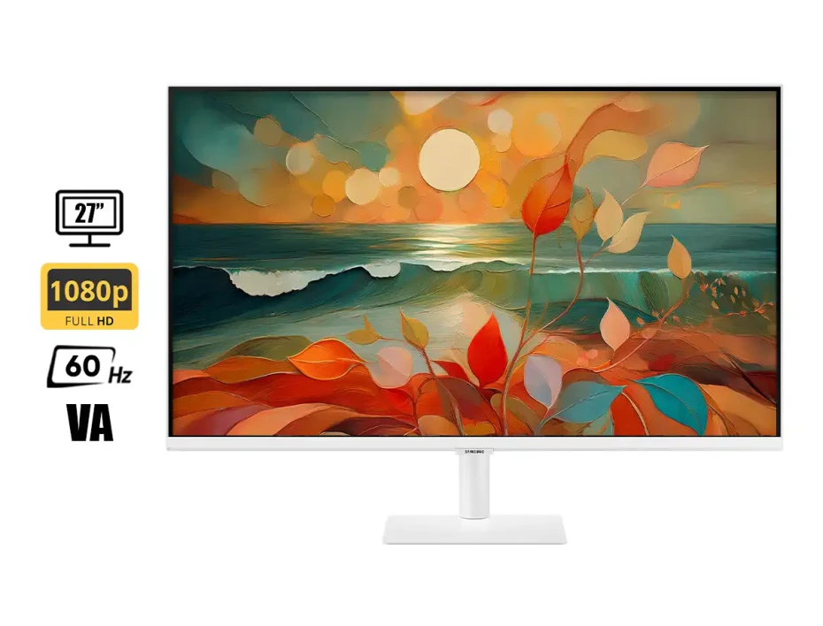 Monitor Samsung 27 Pulgadas Smart M5 (ls27dm501elxpe) Frecuencia 60hz, Fhd, 4ms, 2 Hdmi, 2 Usb, Wifi, Altavoces