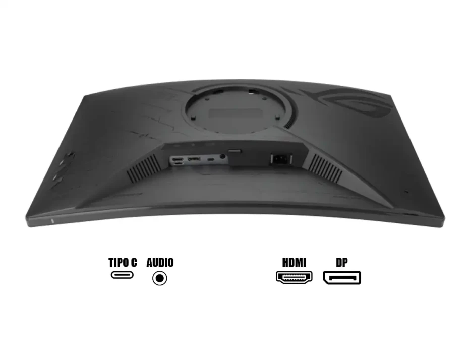 Monitor Asus 27 Pulgadas Rog Strix Xg27wcs (90-xg27wcs) Gaming 180hz, 2k/qhd, Curvo, 1 Ms, 1 Dp, 1 Usb C