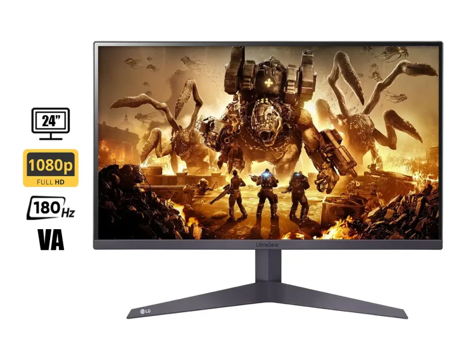 Monitor Lg 24 Pulgadas Ultragear 24gs50f (24gs50f-b) Gaming 180hz, Fhd, 1ms, Freesync, 2 Hdmi, 1 Dp, Va