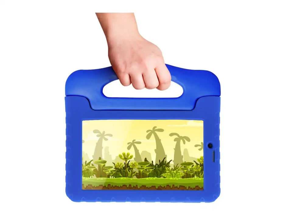 Tablet Kid Pad (nb606) 7" | Azul | Ram 2gb | 32gb Rom | Camara Frontal 2.0mp | Android 11 | Incluye Case De Silicona, Control Parental Y Juegos