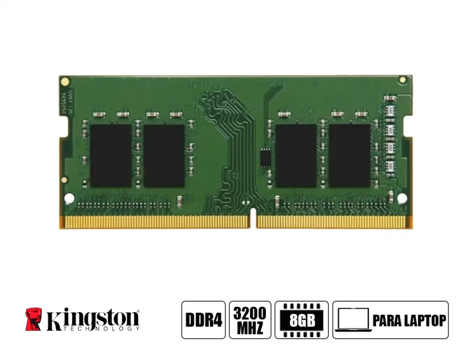 Memoria Para Laptop Sodimm Kingston Ddr4 8gb (kcp432ss6/8) 3200 Mhz