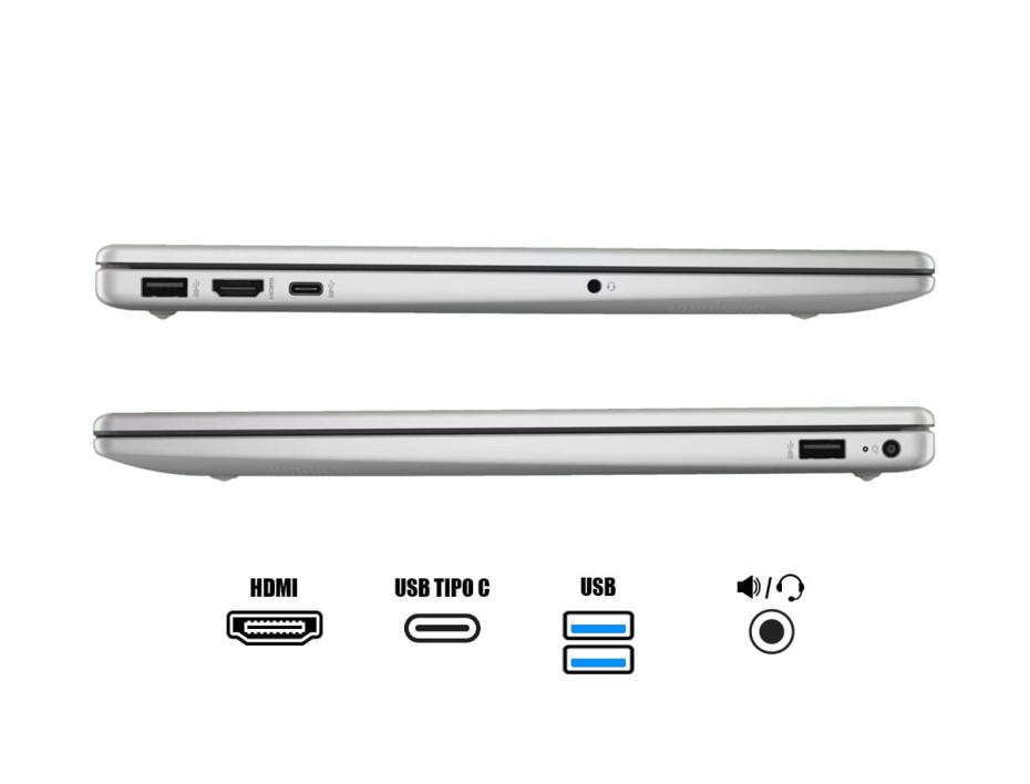 Laptop Hp Core I7-1355u 15-fd0008la (802p0la#abm) Pantalla 15.6" Fhd, Ram 8gb, Ssd 512gb, Win11 Home, 13gen.