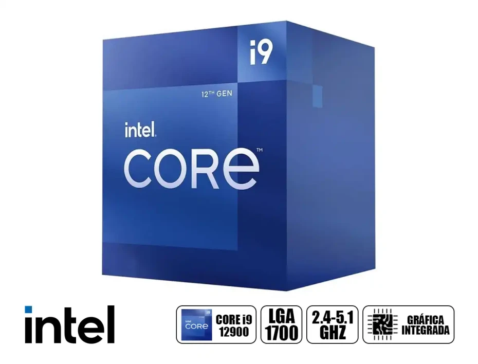 Procesador Intel Core I9 12900 2.4ghz Hasta 5.1ghz 30mb (bx8071512900) Lga 1700, 16 Nucleos, C/ Grafica Uhd 770