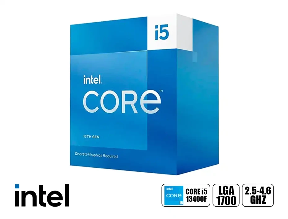 Procesador Intel Core I5 13400f 2.5ghz Hasta 4.6ghz 20mb (bx8071513400f) Lga 1700, 10 Nucleos, S/ Grafica