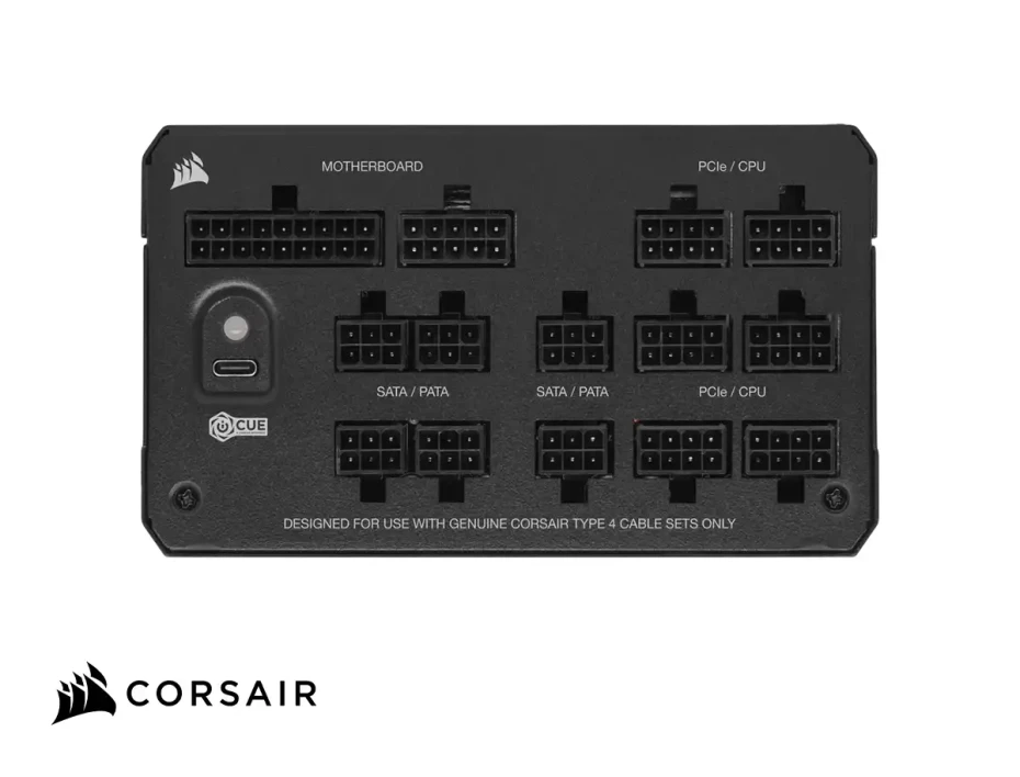 Fuente De Poder Corsair 1000w Hx1000i (cp-9020259-na) Atx, 80 Plus Platinum, Modular, Negro