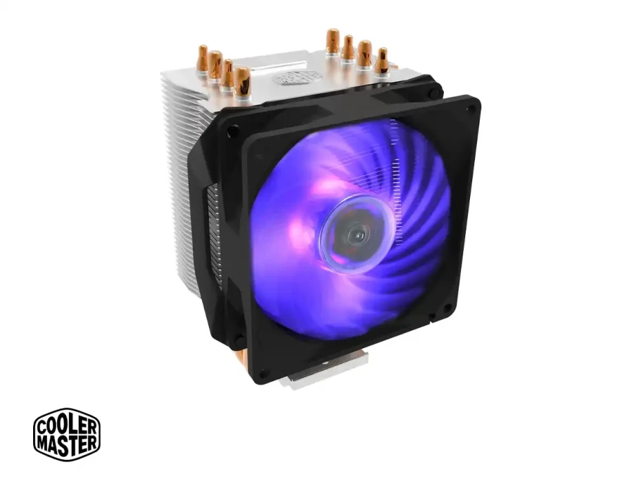 Cooler Para Procesador Cooler Master Hyper H410r Rgb (rr-h410-20pc-r1) 1 Ventilador, Led Rgb