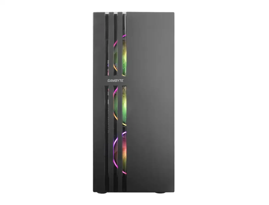 Case Gambyte Xlayer Fuente 650w (xlayer) Panel De Vidrio, 4 Ventiladores, Led Argb, Negro