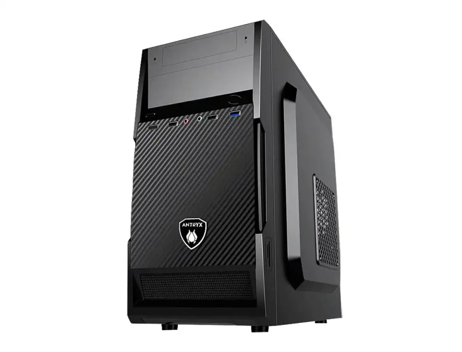 Case Antryx Elegant 570m Fuente 350w (ac-e570m-350cp) 1 Ventilador, Negro