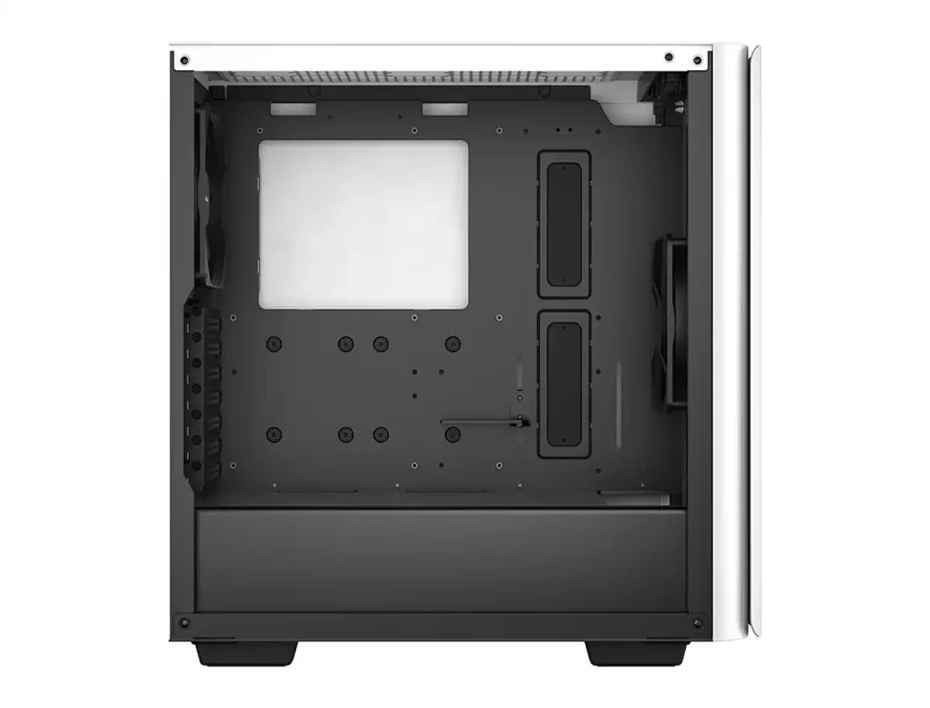 Case Deepcool Ck500 Wh S/fuente (r-ck500-whnne2-g-1) Panel De Vidrio, 2 Ventiladores, Blanco