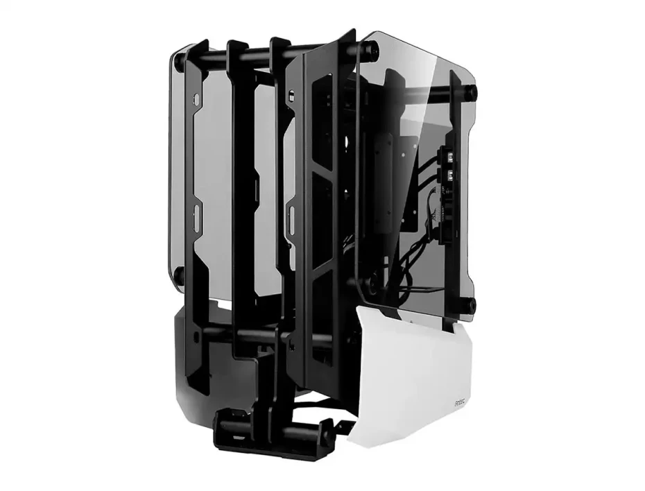 Case Antec Striker Gaming S/fuente (0-761345-80032-7) Paneles De Vidrio, Blanco Con Negro