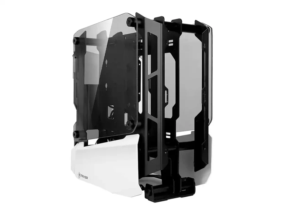 Case Antec Striker Gaming S/fuente (0-761345-80032-7) Paneles De Vidrio, Blanco Con Negro