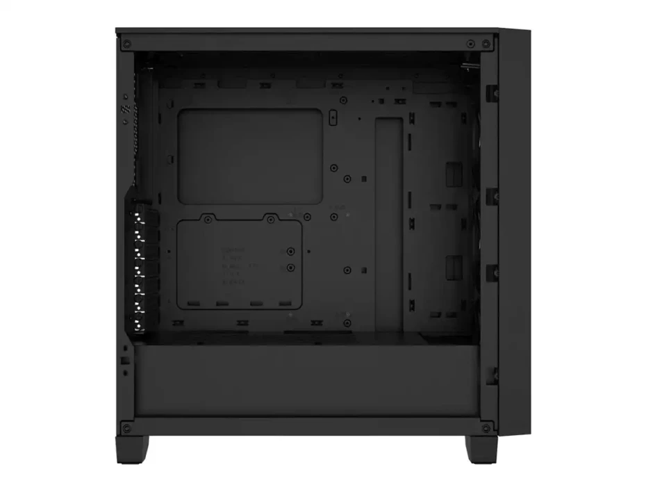 Case Corsair 3000d Airflow S/fuente (cc-9011255-ww) Panel De Vidrio, 3 Ventiladores, Led Rgb, Negro