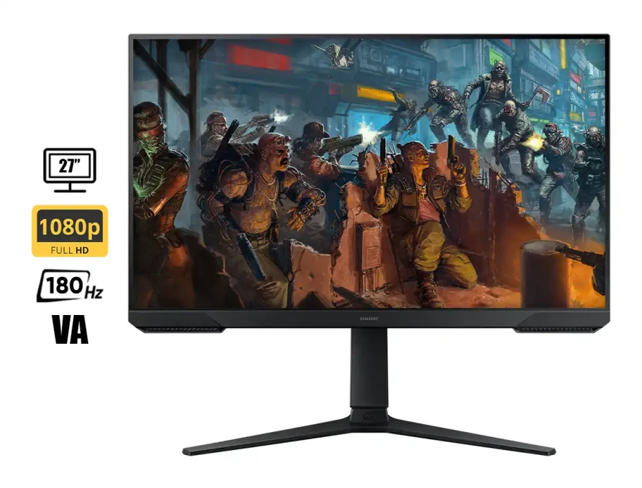 Monitor Samsung 27 Pulgadas Odyssey G3 (ls27dg300elxpe) Gaming 180hz, 1ms, Freesync, Fhd, 1 Hdmi, 1 Displayport