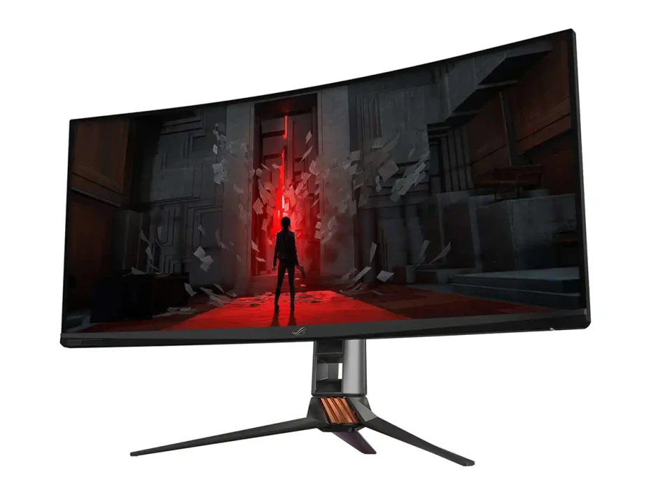 Monitor Asus 35 Pulgadas Rog Swift Pg35vq (90lm03t0-b013b0) Gaming 200hz, 2ms, G-sync, 2k/uwqhd, Curvo, 1hdmi, 1 Displayport, 2 Usb, Va