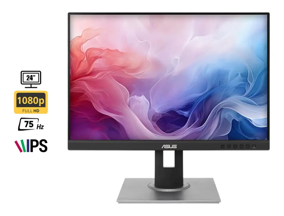 Monitor Asus 24.1 Pulgadas Proart Pa248qv (pa248qv) Frecuencia 75hz, 5ms, Fhd, 1 Hdmi, 1 Vga, 1 Displayport, 4 Usb, Altavoces