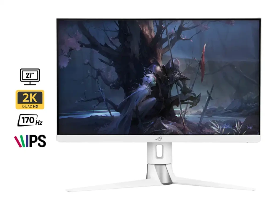 Monitor Asus 27 Pulgadas Rog Strix Xg27aq-w (xg27aq-w) Gaming 170hz, 1ms, 2k/wqhd, Hdr10
