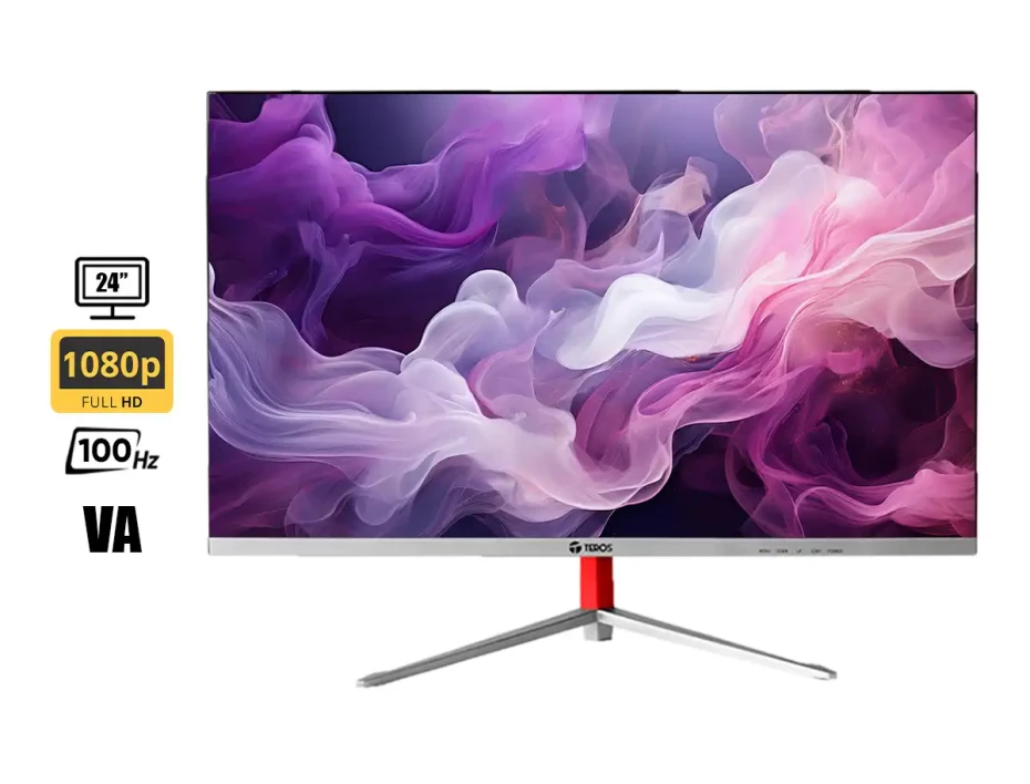 Monitor Teros 24 Pulgadas (te-2401s) Curvo Gaming, Fhd Va, 100hz, 5ms