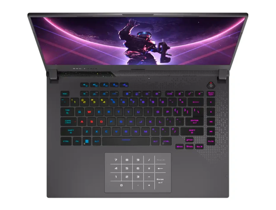 Laptop Asus Ryzen 9-6900hx Rog Strix G513rm-hq081w (90nr0845-m003n0) Pantalla 15.6" Wqhd 165hz, Ram 16gb, Ssd 1tb, Rtx 3060 6gb, Win11, Gray