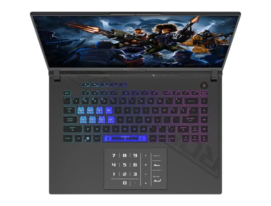 Laptop Asus Core I9-13980hx Rog Strix G614jv-as94 Gaming (g614jv-as94) Pantalla 16" Qhd 165hz, Ram 16gb, Ssd 1tb, Rtx 4060 8gb, Win11,  Us., 13gen.