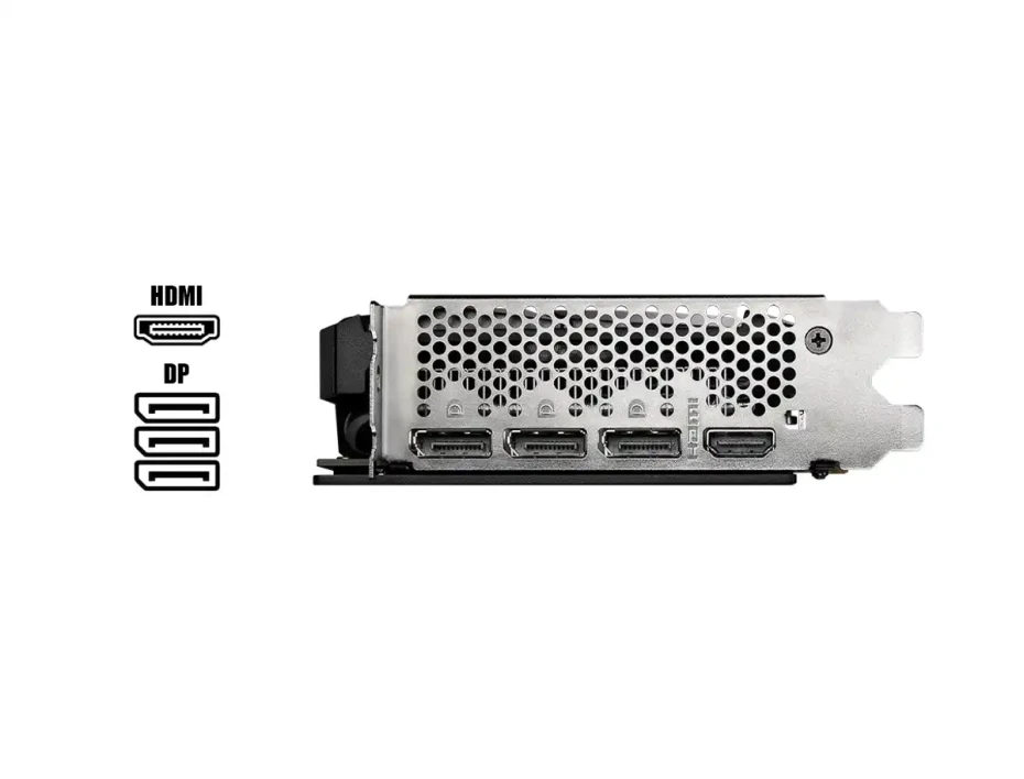 Tarjeta De Video Msi Rtx 3060 Ventus 2x Oc 12gb Gddr6 (912-v397-856) Geforce Nvidia 192 Bits, 2 Ventiladores