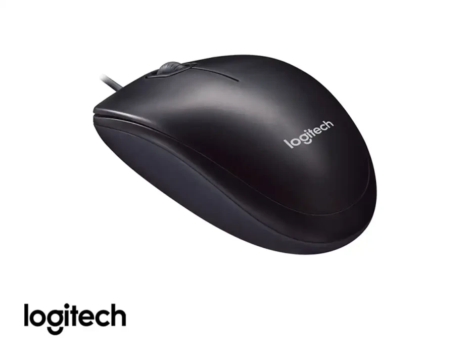 Mouse Logitech M90 (910-004053) Hasta 1000 Dpi, 3 Botones, Negro