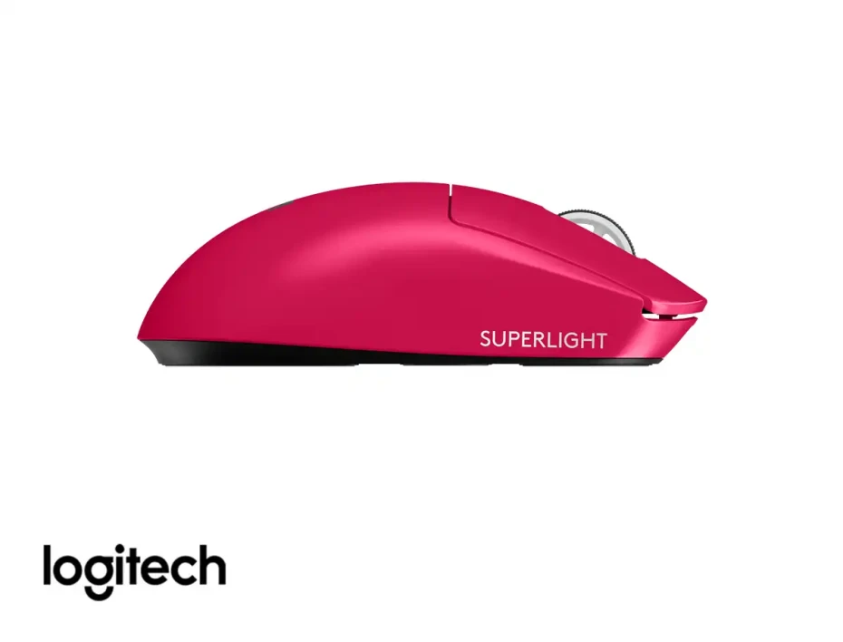 Mouse Inalambrico Logitech G Pro X Superlight 2 Gaming (910-006795) Hasta 44.000 Dpi, Receptor Usb, 5 Botones, Magenta