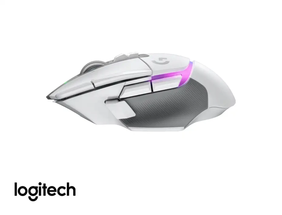 Mouse Inalambrico Logitech G502 X Plus Gaming (910-006169) Hasta 25.600 Dpi, 13 Botones Programables, Receptor Usb, Rgb, Blanco