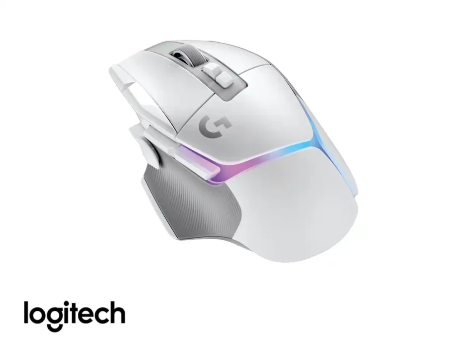 Mouse Inalambrico Logitech G502 X Plus Gaming (910-006169) Hasta 25.600 Dpi, 13 Botones Programables, Receptor Usb, Rgb, Blanco