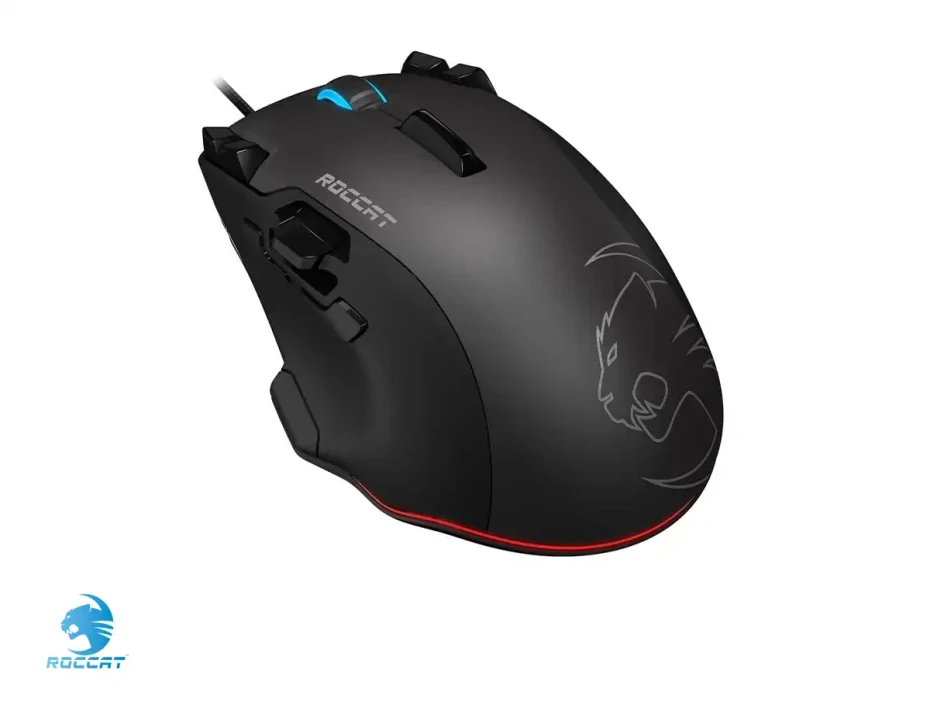 Mouse Roccat Tyon Gaming (roc-11-850-am) Hasta 8200 Dpi, 16 Botones Programables, Rgb, Negro
