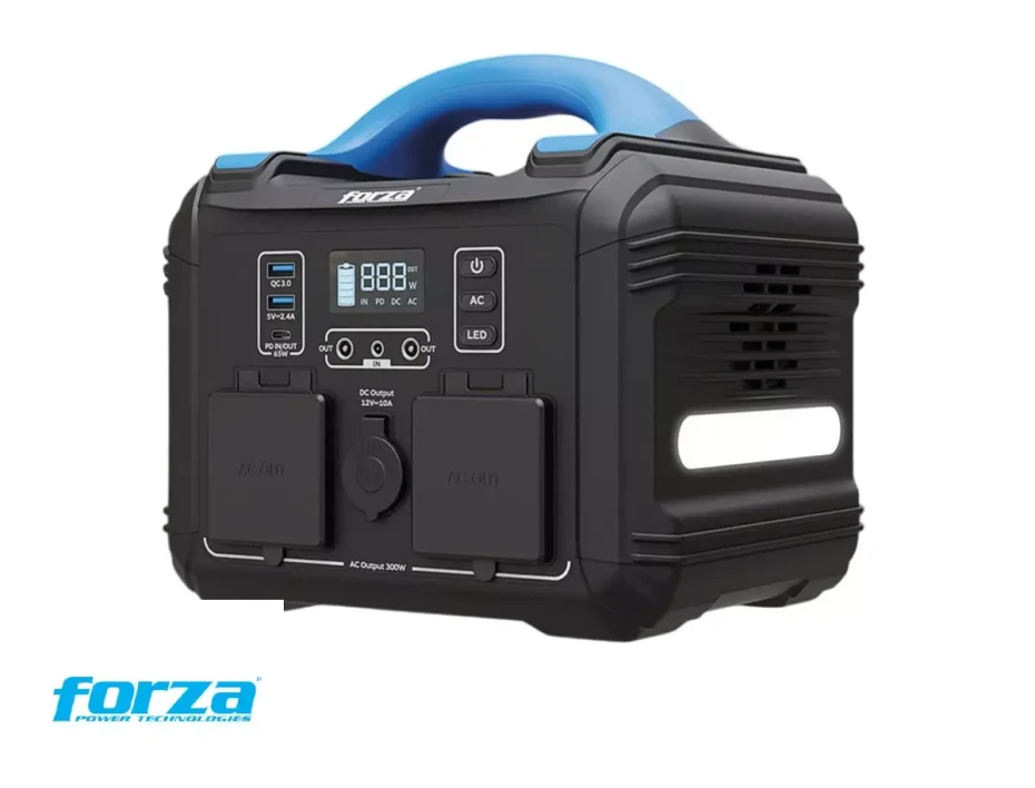Generador Electrico Portatil Forza (fpp-t302) Baterias Lmfp 300w