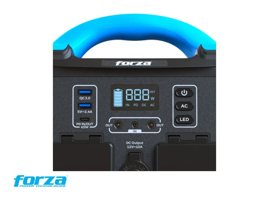 Generador Electrico Portatil Forza (fpp-t302) Baterias Lmfp 300w