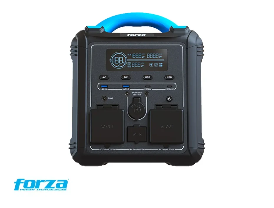 Generador Electrico Portatil Forza (fpp-t702) Baterias Lmfp 700w