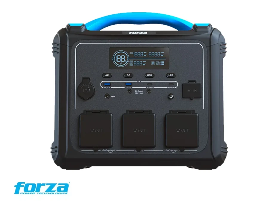 Generador Electrico Portable Forza (fpp-t1202) 1200w, Lcd, 220v Nema, Titan