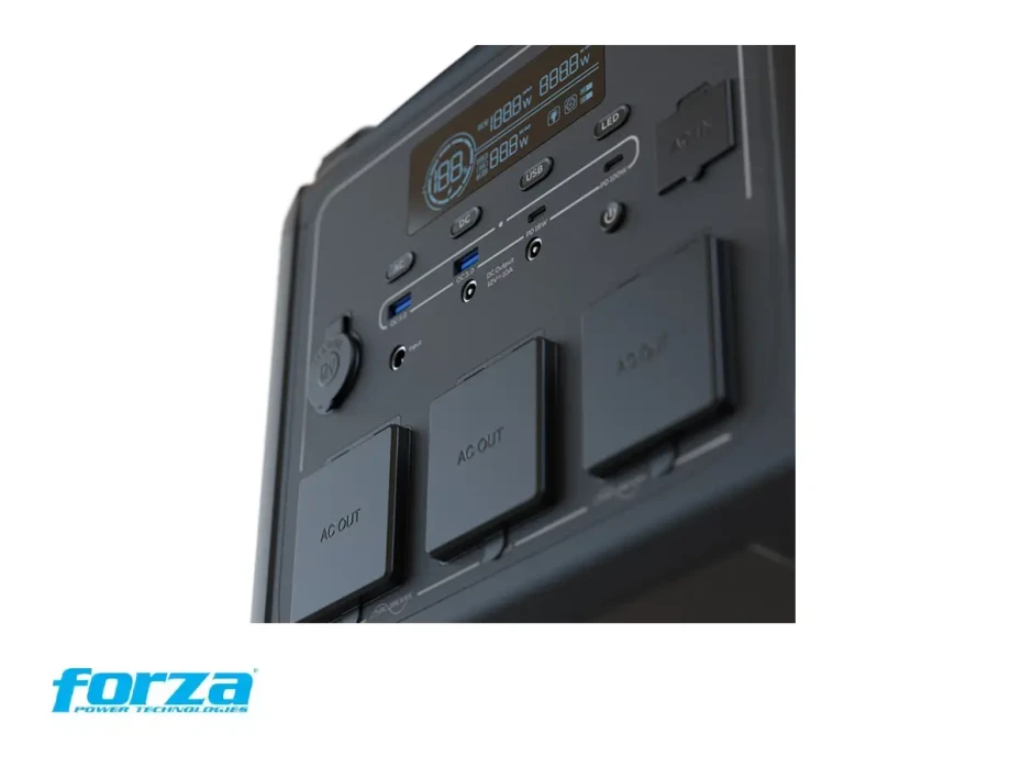 Generador Electrico Portable Forza (fpp-t1202) 1200w, Lcd, 220v Nema, Titan