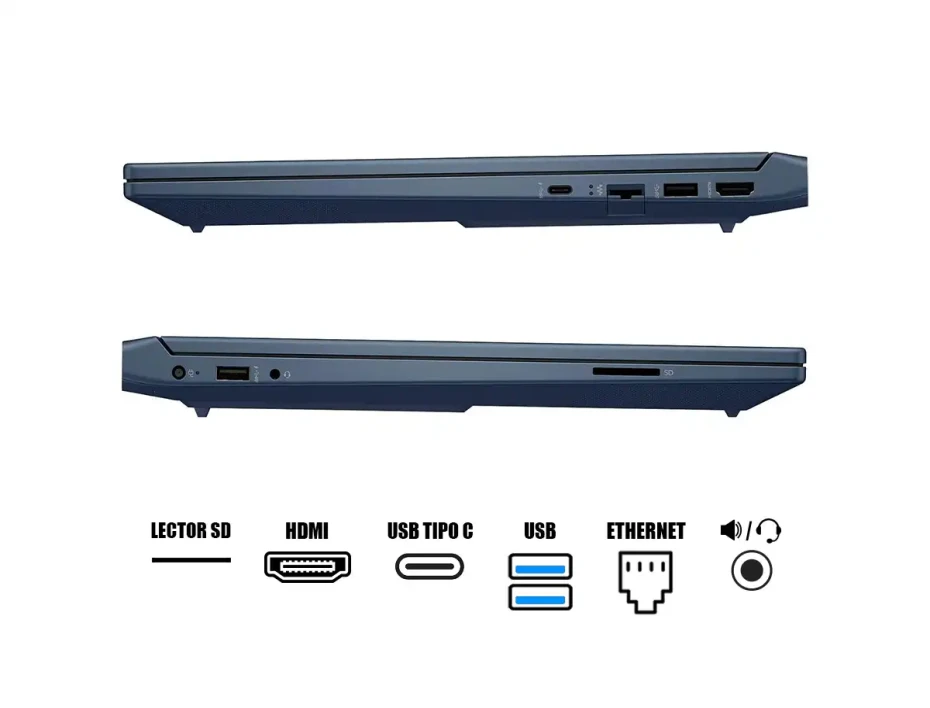 Laptop Hp Core I7-12650h Gaming Victus 15-fa1163dx (9t3v7ua#aba) Pantalla 15.6" Fhd Ips 144hz, Ram 16gb, Ssd 512gb, Rtx4050 6gb, Win11, 12gen.