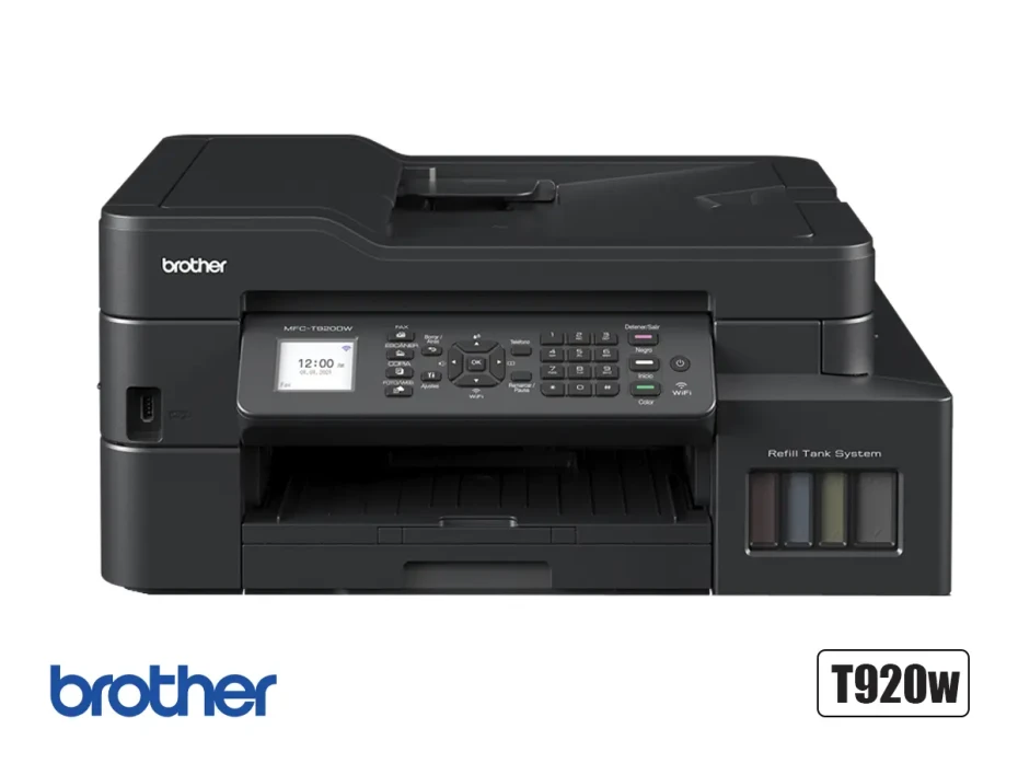 Impresora Brother Multifuncional T920w, 3 En Uno Mprime Escanea Fotocopia Inalambrica (dcp-t920w)