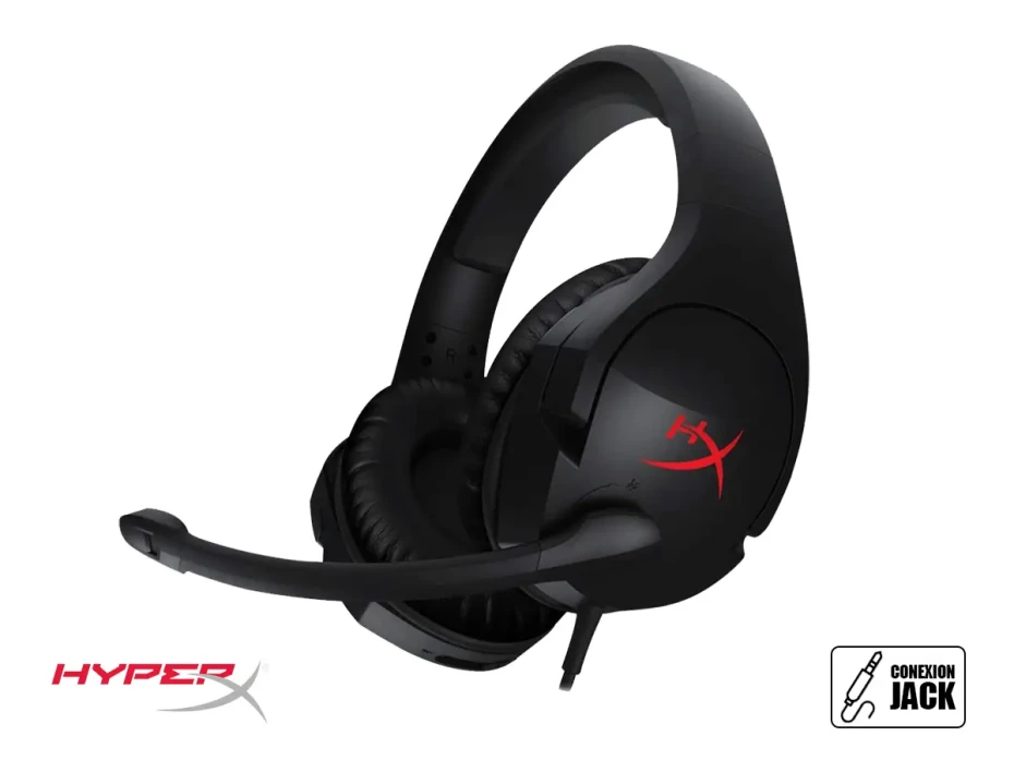 Auricular Hyperx Cloud Stinger 2 (519t1aa) Con Microfono, Interfaz Jack 3.5 Mm, Negro