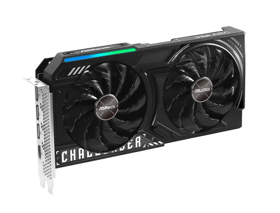Tarjeta De Video Asrock Arc B570 Challenger Oc 10gb Gddr6 (arc-b570 Sl 10go) Intel 160 Bits, 2 Ventiladores