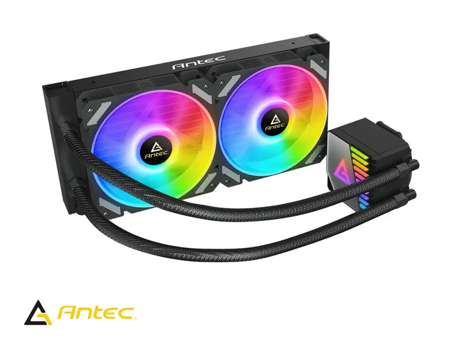 Sistema De Enfriamiento Liquido Antec Symphony 240 (0-761345-74043-2) 2 Ventiladores Con Iluminacion Argb